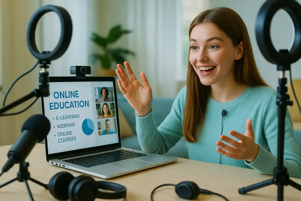 Занятие в Zoom с презентацией и участниками