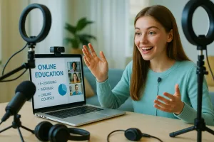 Занятие в Zoom с презентацией и участниками